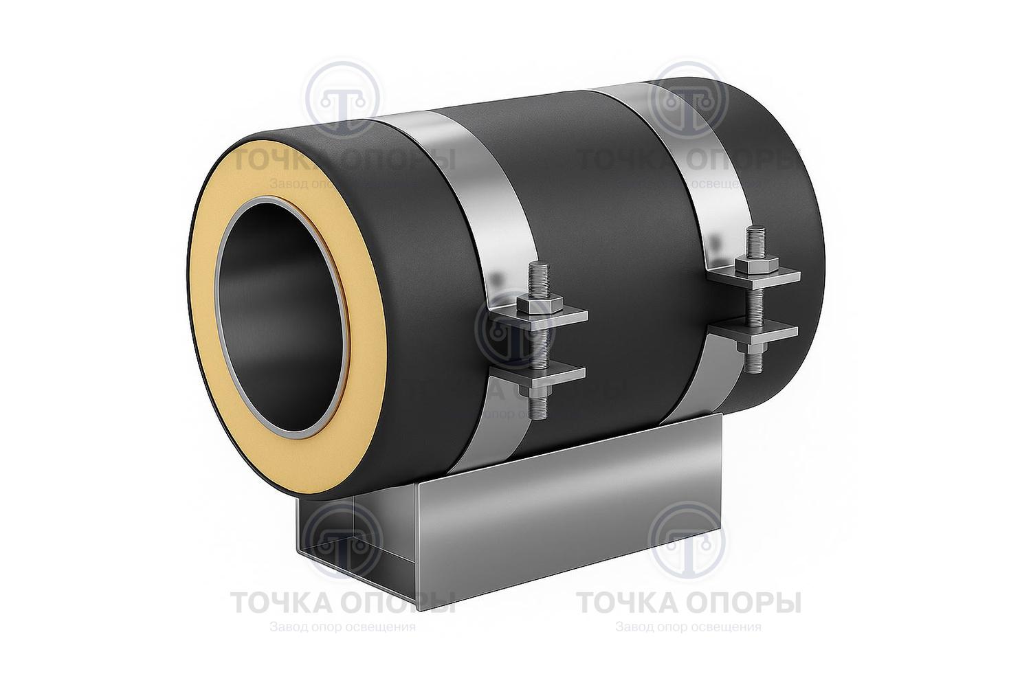 Скользящая опора СПОк 920/1100.150 подкладная канальная для труб в ППУ