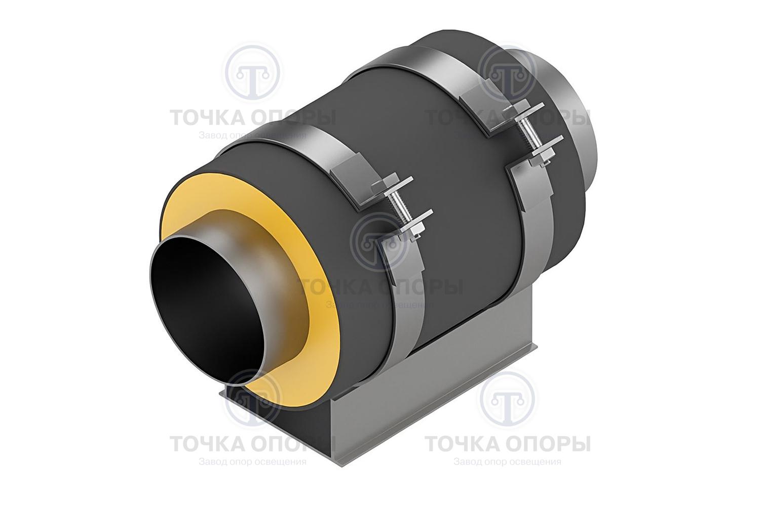 Скользящая опора СПО 133/200.100 подкладная для труб в ППУ