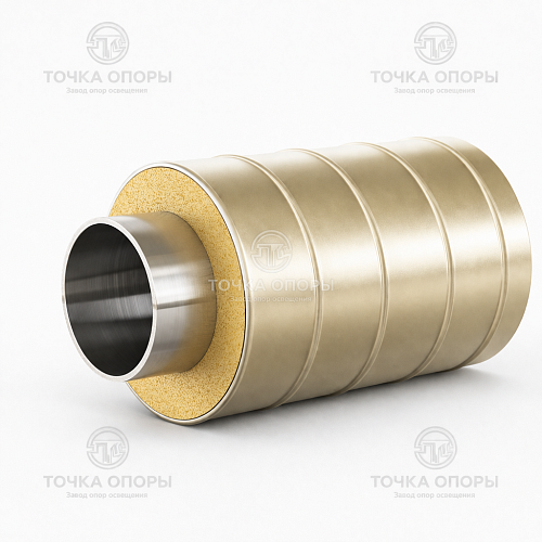 Труба ППУ стальная оболочка 800х630х8 мм ГОСТ 30732-2006